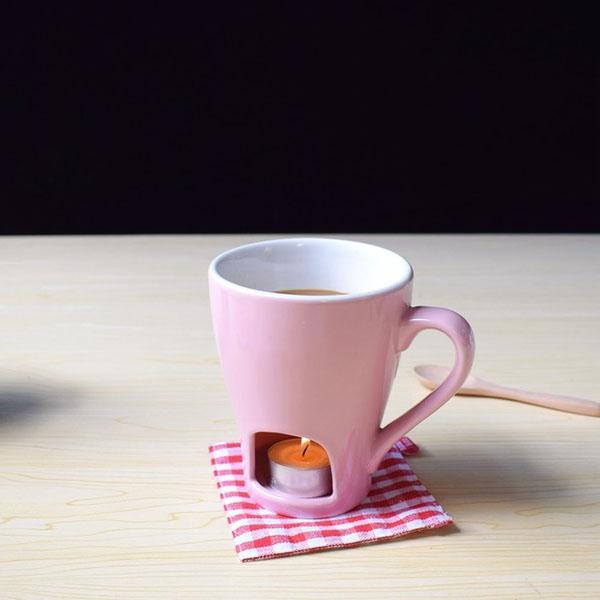 Tea & Coffee & Fondue Warmer Mug Set-Cups-prime4choice.com-Pink-Prime4Choice.com
