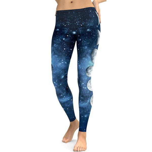 Moon Phases Leggings-Cloth-Beautyholic1.com-BeautyHolic1.com
