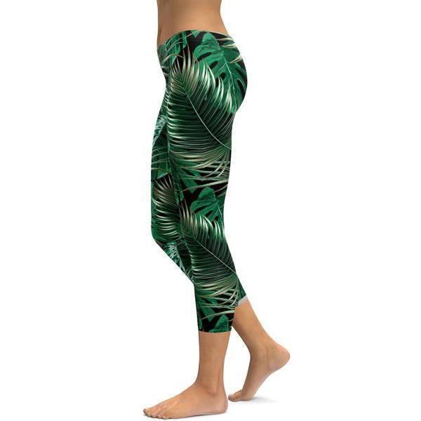 Palm Trees Capris-Cloth-Beautyholic1.com-BeautyHolic1.com