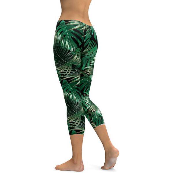 Palm Trees Capris-Cloth-Beautyholic1.com-BeautyHolic1.com