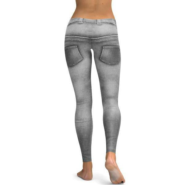 Realistic Grey Jeans Leggings-Cloth-Beautyholic1.com-BeautyHolic1.com