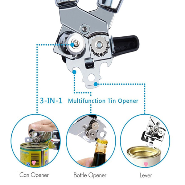 Manual cordless Tin Opener