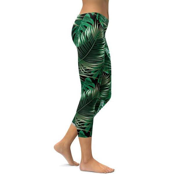Palm Trees Capris-Cloth-Beautyholic1.com-BeautyHolic1.com
