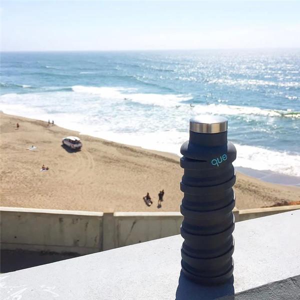 Collapsible Silicone Water Bottle. Designed for TRAVEL and OUTDOOR-Kitchen & Household-Thechoiceday.com-TheChoiceDay.com