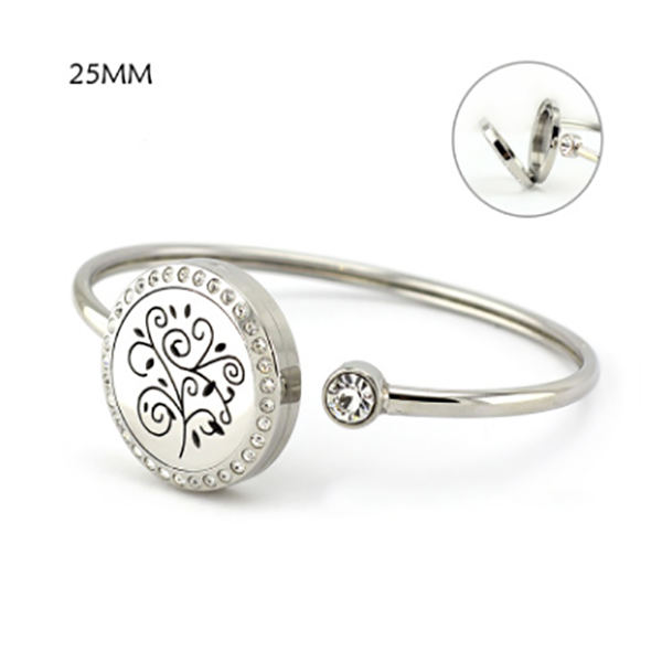 Sprout Aromatherapy Bangle Bracelet 25MM-Beauty & Fashion-Prime4Choice.com-Prime4Choice.com