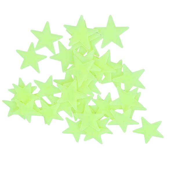 100 pcs Wall stickers Sticky Decal Stars for Bedroom Decor-Bedroom Decoration-Prime4Choice.com-Fluorescent Green-Prime4Choice.com