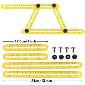 *Multi-Angle Four Folding Ruler-Tools & Gadgets-Prime4Choice.com-Prime4Choice.com