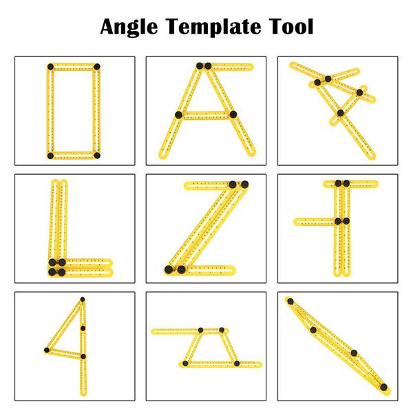 *Multi-Angle Four Folding Ruler-Tools & Gadgets-Prime4Choice.com-Prime4Choice.com