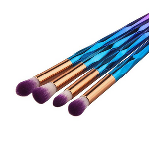 10pcs Unicorn Rainbow Makeup Brush Set