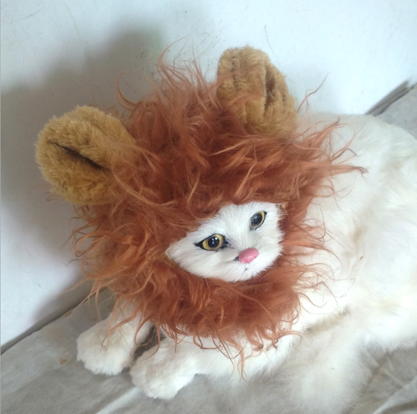 Funny Pet Lion Wig