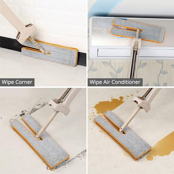Revolutionary Self-Adjustable Double Sided Mop-Home Tools-Prime4Choice.com-Prime4Choice.com