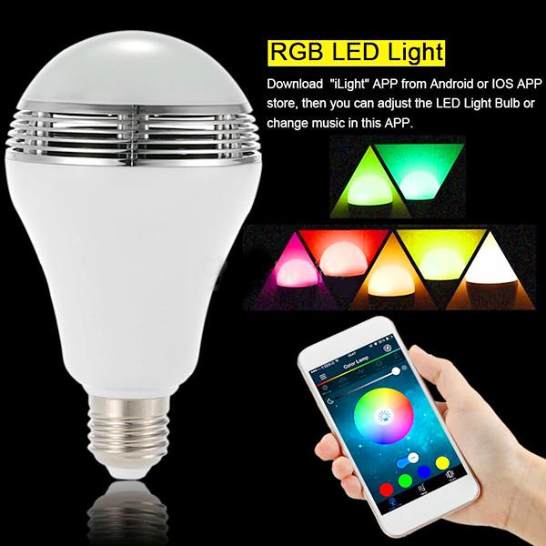 Mobile Control Smart Bluetooth Speaker LED Light Bulb-Lights Bulb-Prime4Choice.com-Prime4Choice.com