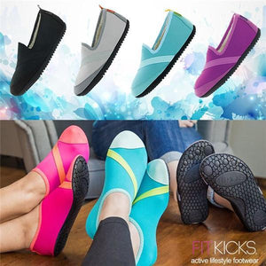 FitKicks Women's Non-Slip Sole Active Footwear-Beauty & Fashion-Prime4Choice.com-Gray-Prime4Choice.com