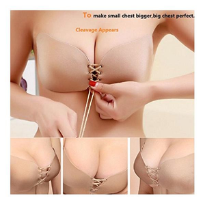 Strapless Invisible Drawstrings Push Up Bra-2UBEST.COM-2UBest.com