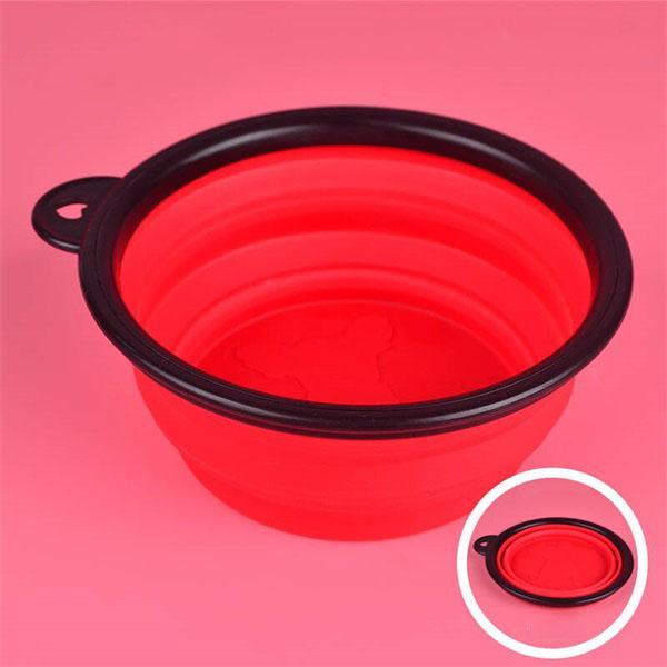Pet Portable Folding Silicone Bowl Environmental Friendly Non-toxic FDA