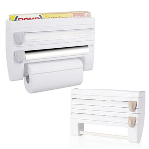 4-in-1 Wall mounted Kitchen Roll Dispenser-Kitchen Utensils & Gadgets-Prime4Choice.com-Prime4Choice.com