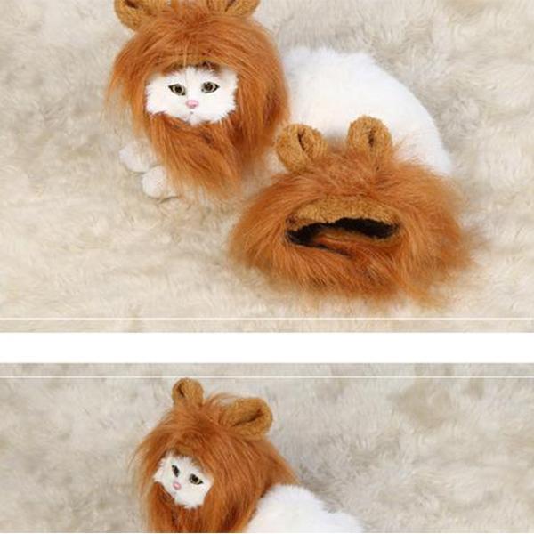 Funny Pet Lion Wig