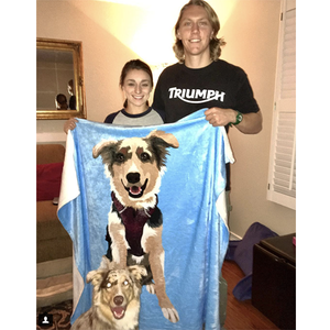 Custom Pet Fleece Blanket