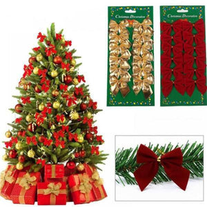 Christmas Tree Decoration Bowknots-Christmas-prime4choice.com-Prime4Choice.com