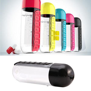 2 In 1 Portable Pill Case Water Bottle-Home & Garden-Prime4Choice.com-Prime4Choice.com