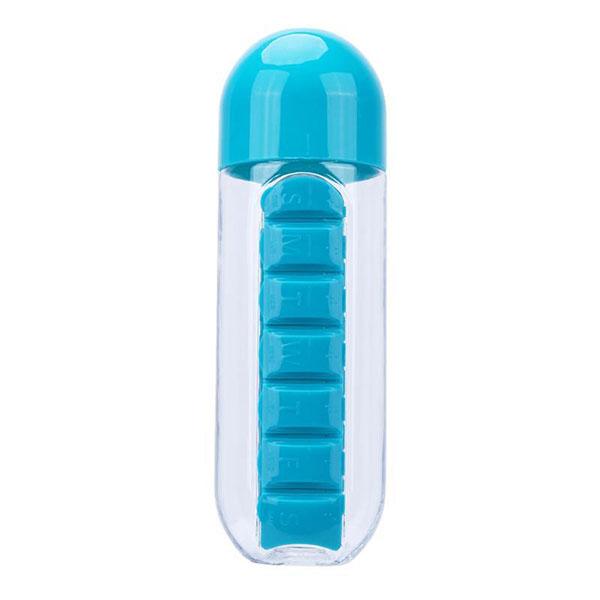 2 In 1 Portable Pill Case Water Bottle-Home & Garden-Prime4Choice.com-Blue-Prime4Choice.com