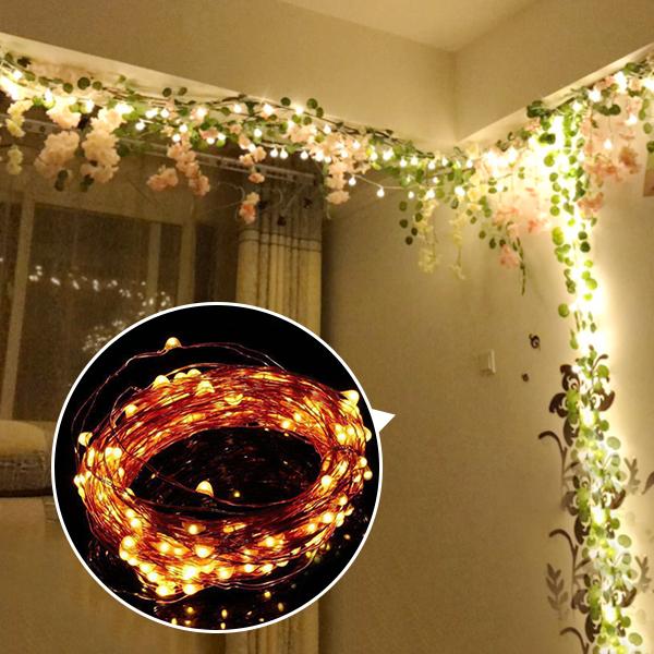 Dimmable Remote control LED String Lights, 33ft 100 LED-Lights Strip-Prime4Choice.com-Prime4Choice.com