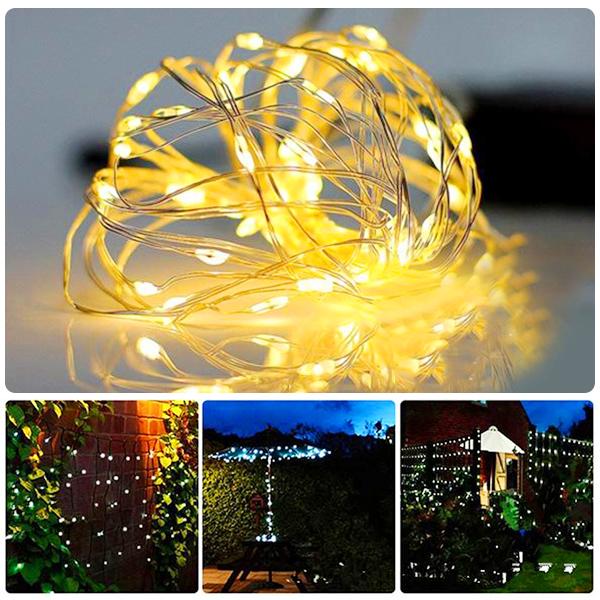 Dimmable Remote control LED String Lights, 33ft 100 LED-Lights Strip-Prime4Choice.com-Prime4Choice.com