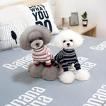 Striped Dog Winter Clothes