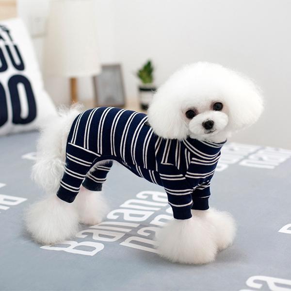 Striped Dog Winter Clothes