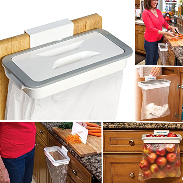 Attach A Trash Trash Bag Hanger