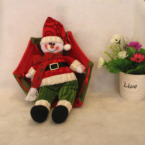 Hanging Parachute Santa Doll-Toys-Prime4Choice.com-Red and Green Snowman-Prime4Choice.com