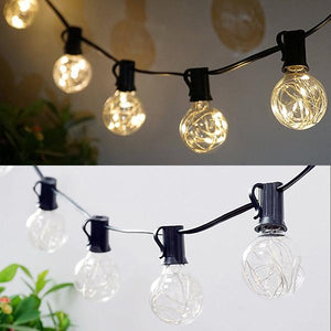 Outdoor & Indoor Decor Glob String Lights 18.2 Ft with 25 LED Bulbs-Lights Strip-Prime4Choice.com-Prime4Choice.com