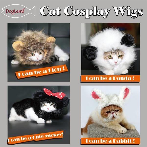 Pet Cat Wig