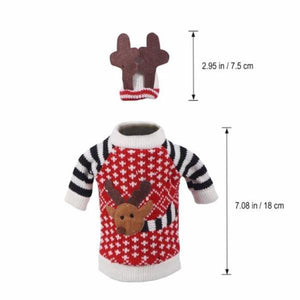 Christmas Red Wine Bottle Cover-Christmas-prime4choice.com-Prime4Choice.com