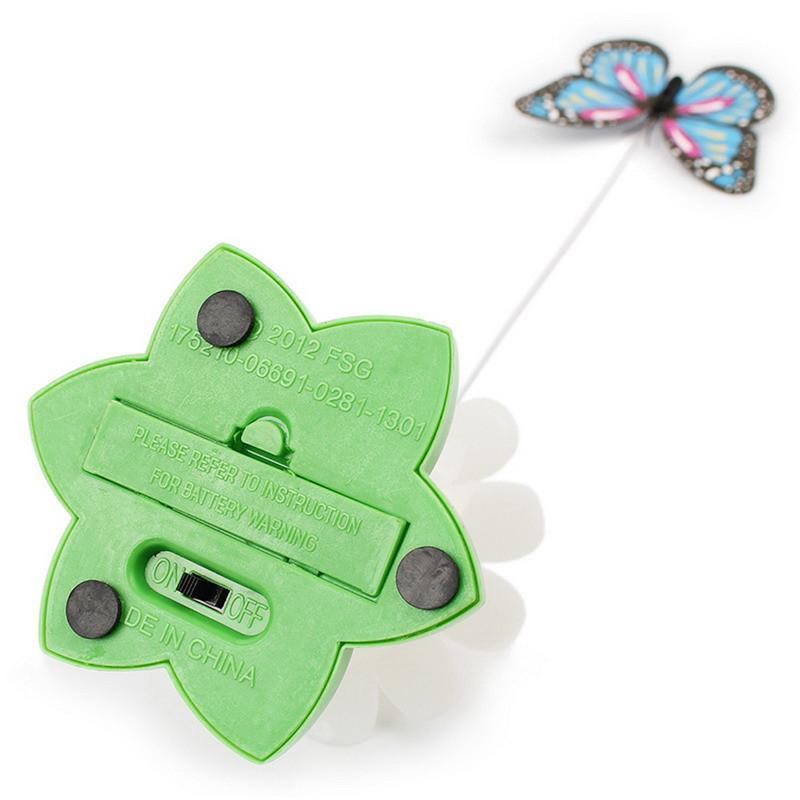 Electronic Rotating Butterfly Toy for Cats