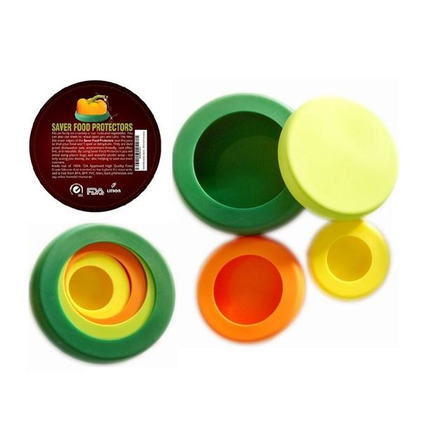 Saver Reuseble Silicone Food Protectors