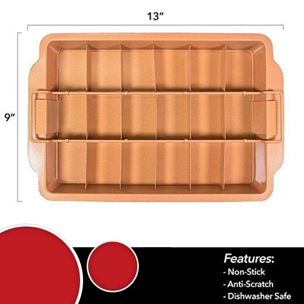 Perfect Copper Non-stick Baking Pan-Kitchen Utensils & Gadgets-Prime4Choice.com-Prime4Choice.com