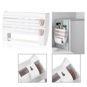 4-in-1 Wall mounted Kitchen Roll Dispenser-Kitchen Utensils & Gadgets-Prime4Choice.com-Prime4Choice.com