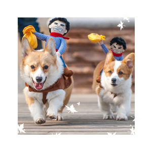 Cowboy Rider Dog Costume-Pets-2UBEST.COM-