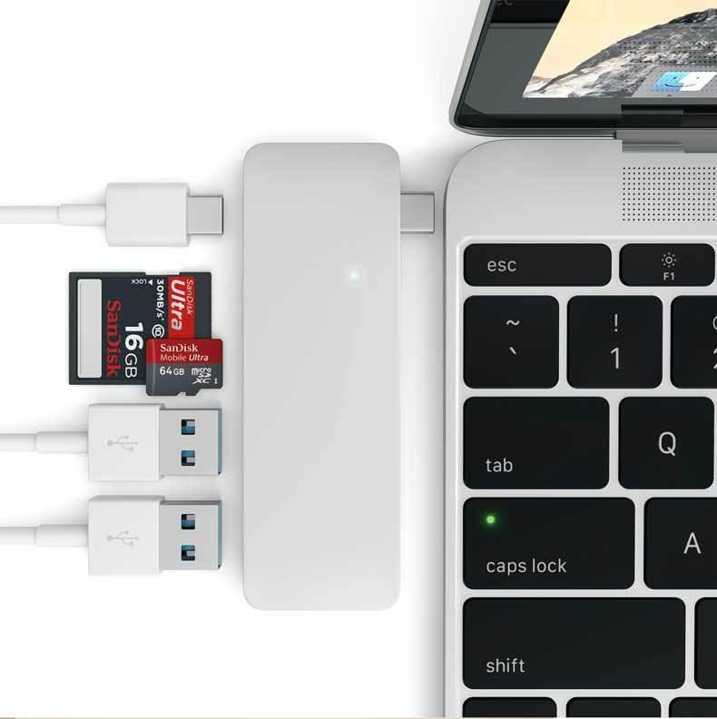 Thunderbolt 3 USB-C Hub for MacBook Pro-Electronic Products-Prime4Choice.com-Silver-Prime4Choice.com