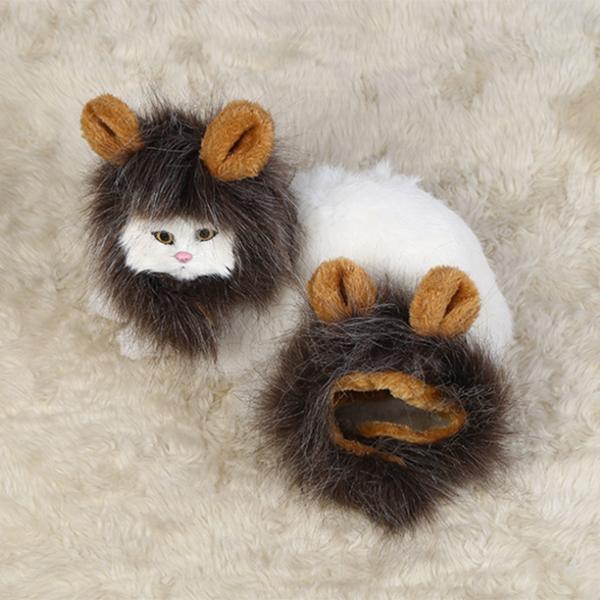 Funny Pet Lion Wig