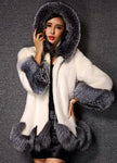 Fur Polyester Long Sleeve Lapel Coats