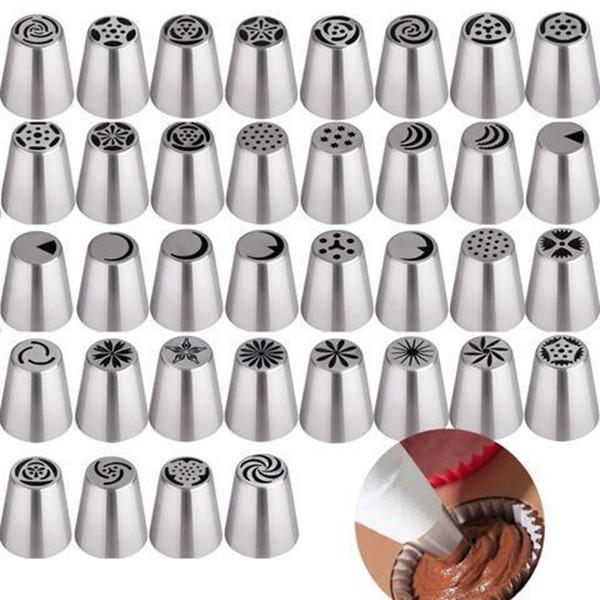 Cake & Cookie Decorating Flower Nozzles-Kitchen Utensils & Gadgets-Prime4Choice.com-40Nozzles-Prime4Choice.com