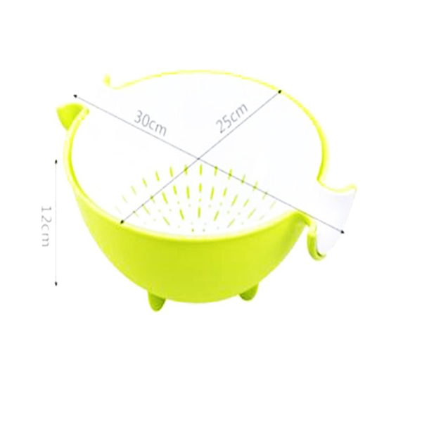 Rotating Bowl Drain Fruit Vegetable Basket