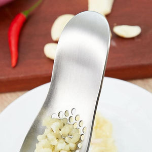Rocking Stainless Steel Garlic Press