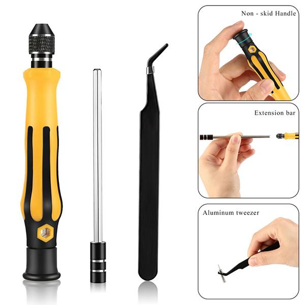 45 in 1 Screwdriver Repair Tool Tweezer Kit Set-Home Tools-Prime4Choice.com-Prime4Choice.com