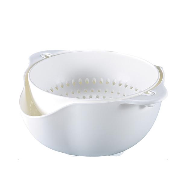 Double Plastic Wash Basket
