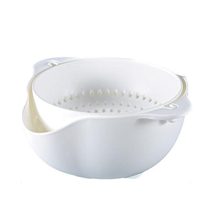 Double Plastic Wash Basket