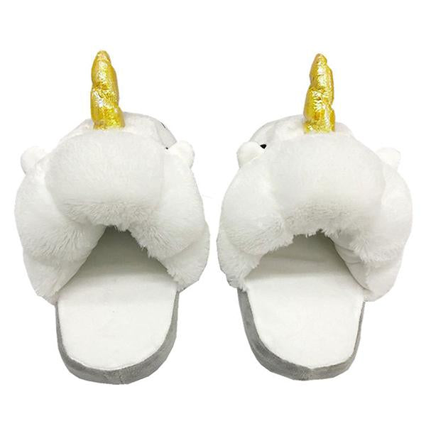 Unicorn Slippers, One Size, White-Unicorn-Prime4Choice.com-Prime4Choice.com