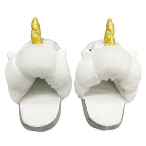 Unicorn Slippers, One Size, White-Unicorn-Prime4Choice.com-Prime4Choice.com